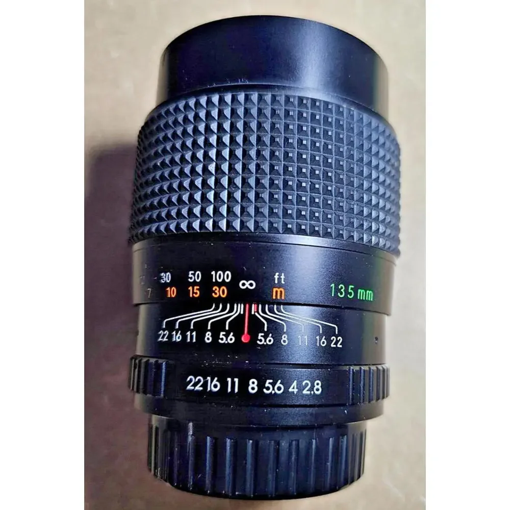 SEARS MULTI COATED 1:2.8 f=135mm AUTO MANUAL CAMERA LENS MOD NO. 202 KOREA